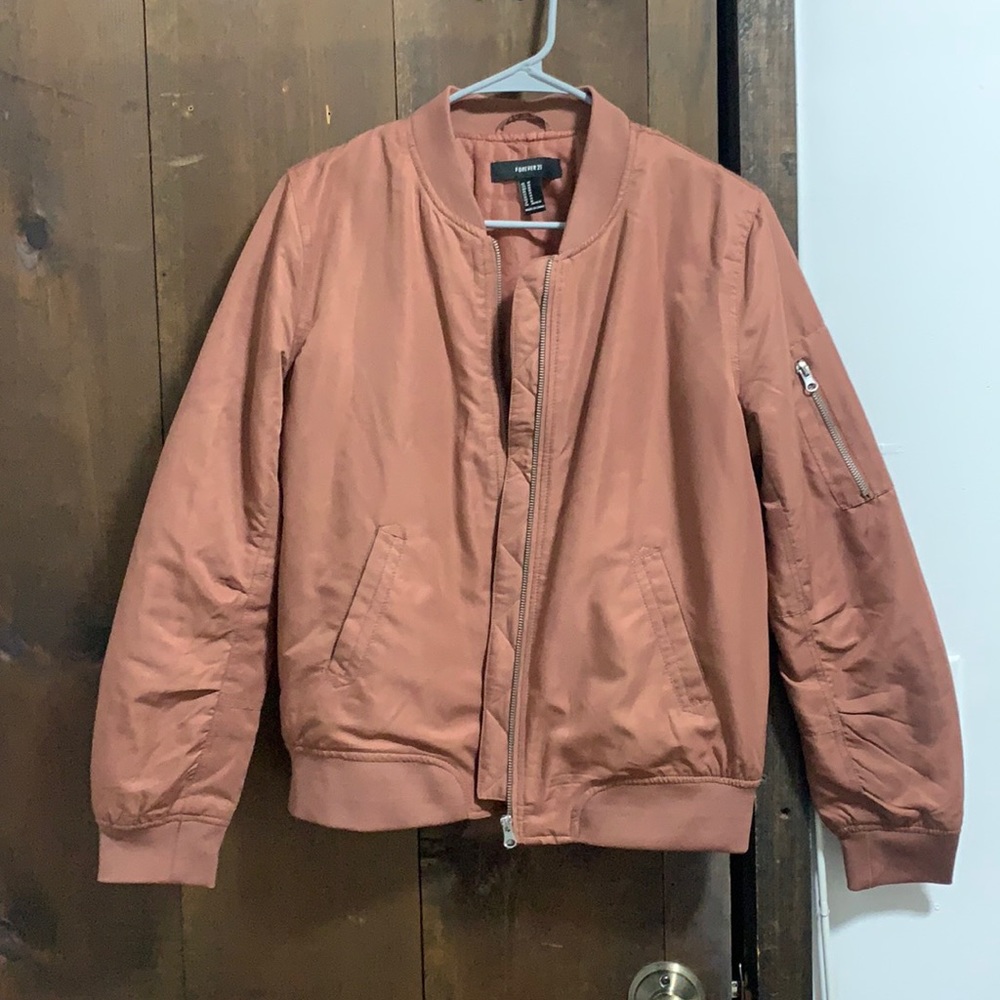 Forever21 Pink Bomber Jacket